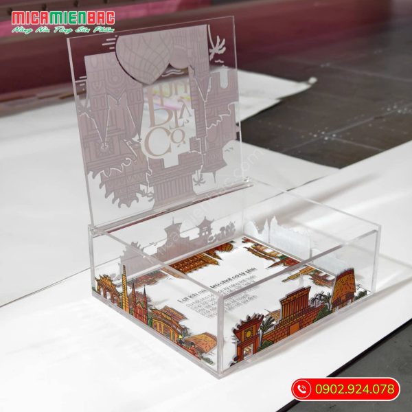 hộp mica theo yêu cầu