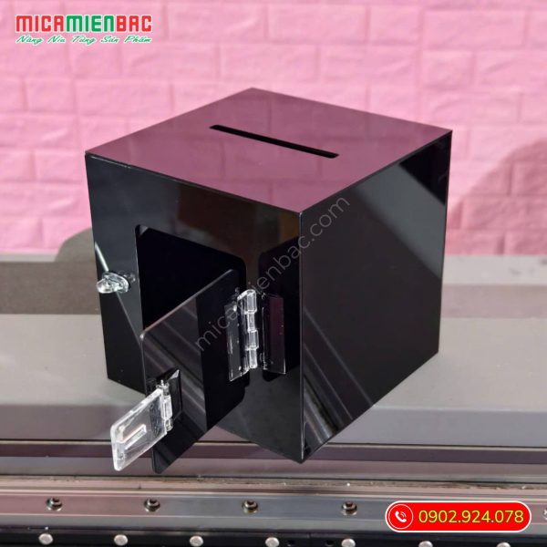 hộp mica đựng tiền