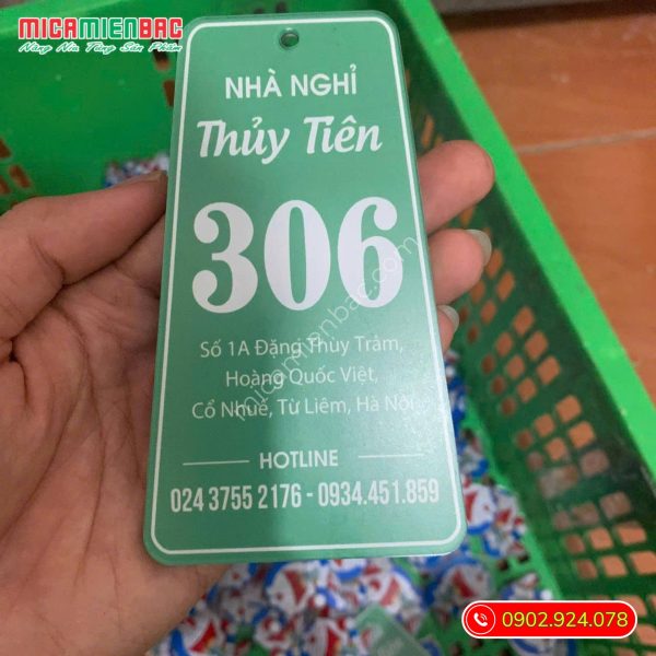 làm móc khóa nhà nghỉ hà nội