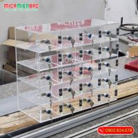 tủ mica có khóa
