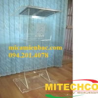 Làm bục phát biểu mica - cho thuê bục phát biểu mica