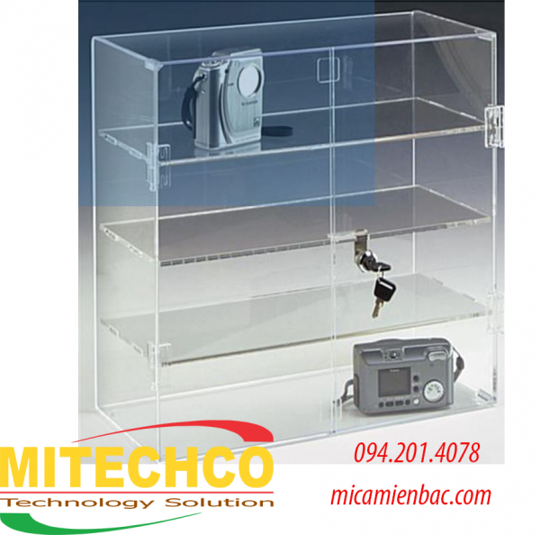 Làm hộp mica trưng bày