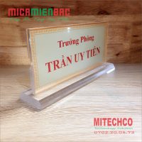 Biển chức danh mica tiêu chuẩn