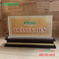 Biển chức danh đế gỗ (xem thêm tại