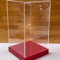 hộp trưng bày đế đỏ