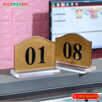 biển số bàn mica