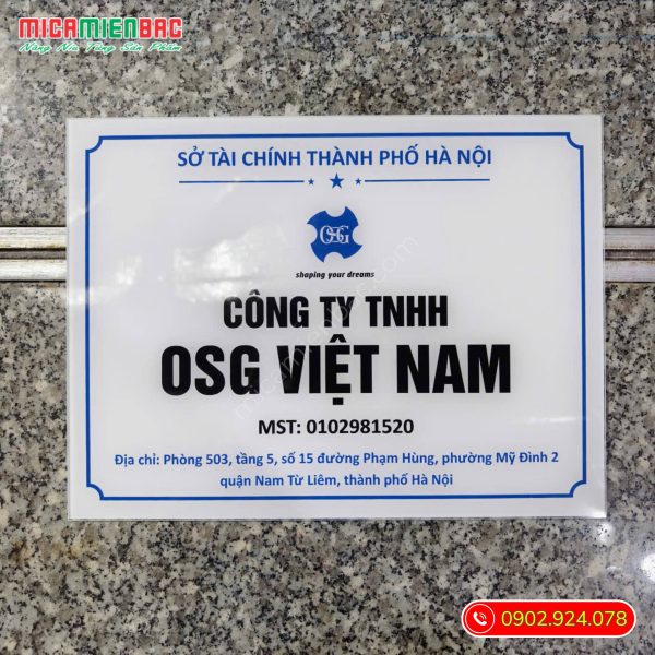 biển công ty mica